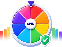 Colorful SpinWheelPlus wheel used as the fairness audit illustration